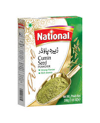 Cumin is a spice that is heavily used in mexican cooking as well as in indian, african and malaysian dishes. Buy Cumin Seeds Powder 200g National Foods