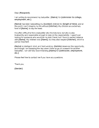 Cover letters are an essent. Nanny Letter Of Recommendation Letter Of Recommendation Letter Of Recommendation Letter Example Job Cover Letter Examples