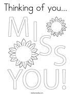 You could also print the image using the print button above the image. Miss You Coloring Pages Twisty Noodle