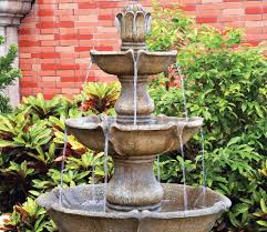 Shop our best selection of indoor & outdoor water fountains to reflect your style and inspire your outdoor space. Large 4 Tier Classic Water Feature Gardensite Co Uk