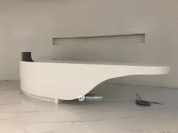 Find your curved counter easily amongst the 12 products from the leading brands on archiexpo, the architecture and design specialist for your professional purchases. Curved Reception Desk Private Custom Design For Company