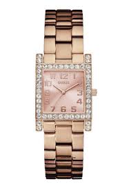 Guess U0128l3 Guw0128l3 Bayan Kol Saati Swarovski Kirmizi Altin Aksesuarlar