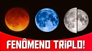 Resultado de imagem para IMAGEM ECLIPSE LUNAR LUA AZUL DE SANGUE