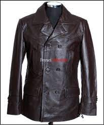 Pin On Leather Jacket Coat
