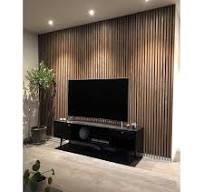 Akupanel Modern Design Slat Painel De Parede Folheado ...
