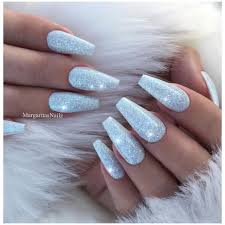 Well you're in luck, because here they come. Glitter Acrylic Nails Coffin Nailstip