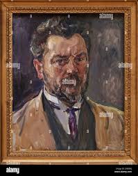 Max Slevogt (1868-1932), Self Portrait, 1888. Selbstbildnis. Alte  Nationalgalerie, Berlin, Germany Stock Photo