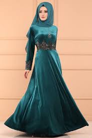 Modaselvim Elbise Varakli Kadife Abiye Ech7241 Petrol The Dress Aksamustu Giysileri Elbise