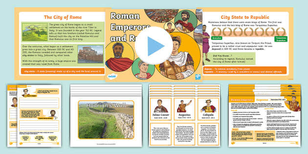Roman Emperors and Rulers Teaching Pack