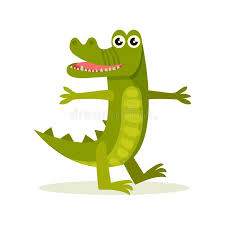 A standing alligator cartoon character. Standing Crocodile Stock Illustrations 568 Standing Crocodile Stock Illustrations Vectors Clipart Dreamstime