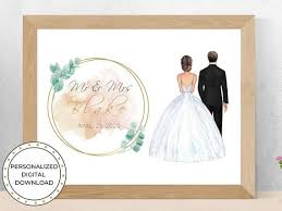 But really, accessories are popular in general, especially ones that can be worn on the wedding day. Personalized Wedding Gift For Bride And Groom Gift For Couple Newlyweds Personalized Gift Unique Creative Gift Printable Diy Wedding Gifts For Bride And Groom Wedding Gifts For Bride Bride And