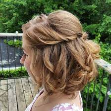 Simple Hair Style For Short Hair Frisuren Kurz Frisur Hochzeit Haar Styling