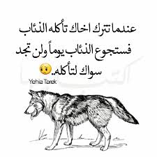 عندما تترك اخاك تأكله الذئاب Words Qoutes Facebook Posts