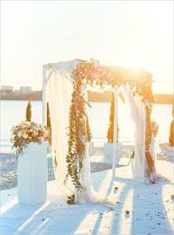 Modern Vintage Wedding On The Beach Modern Vintage Weddings Sunset Beach Weddings Beach Theme Wedding