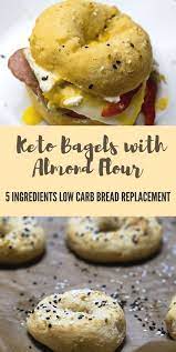 Try This Super Easy Keto Bread Replacement Recipe Only 5 Ingredients Needed To Enjoy A Super Tasty Keto Bagel Wit Keto Bagels Keto Recipes Easy Low Carb Bread