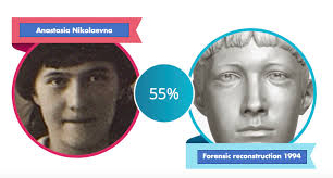 Alexei & Tatiana Romanov. Last year, we posted re-creations of the Romanov  Daughters from their forensic reconstructions, made by Dr. Sergey Nitkin in  the '90s. Sadly, the video was censored by YouTube