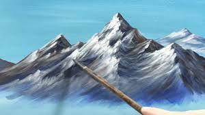 We also create oil paintings from your photos or print that you like. Winter Series 2 How To Paint A Snow Covered Mountain In Acrylics Using Filbert Brush Youtube