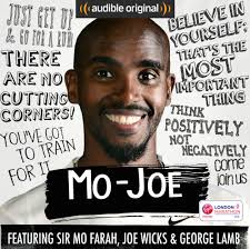 🎧🏃‍♂️🏃‍♂️🏃‍♂️🎧 The first six episodes of the brilliant Audible Mo-Joe  podcast featuring Sir Mo Farah, George Lamb and Joe Wicks are available to  download here 👉 http://bit.ly/MoJOVMLM