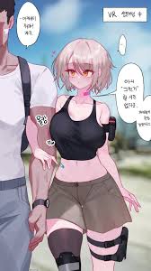 dark-skinned male, holster, korean text, thighhighs, girls frontline - Anime  R34