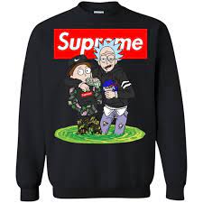 Rick and morty bape supreme hoodie cheap custom unisex. Supreme Rick And Morty Bape Sweatshirt Shop Supreme X Rick And Morty Sweatshirts Mens Sweatshirts Rick And Morty