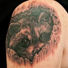 Check Out This High Res Photo Of Sebastian Murphy S Tattoo From The Animals Episode Of Season 2 Of Ink Master On S Ink Master Tattoos Raccoon Tattoo Ink Master
