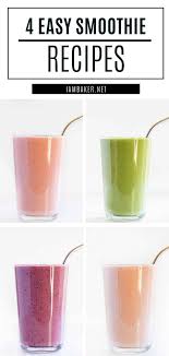 Easy Smoothie Recipes Easy Smoothie Recipes Smoothie Recipes Easy Healthy Smoothie Recipes