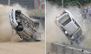 The total or partial reproduction of text, photographs or. British Race Driver Makes Miraculous Escape After Horrifying 130mph Barrel Roll Crash Uk News Express Co Uk