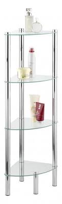 Bathroom glass shelves bathroom glass corner shelf unit, bathroom glass floating shelves, bathroom glass shelf amazon, bathroom wall mounted glass shelf bathroom accessoriesglass shelf brackets. Wenko Yago 4 Tier Corner Shelf Unit