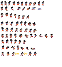 Related to ssjb goku sprite kamehameha. Goku Lsw Damaged Sprite Sheet By Xxstevegamesxx On Deviantart