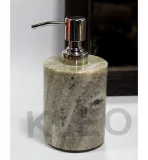 Luxury soap dispensers buying guide. Kleo Soap Dispenser Made Of Marble In Luxury Bathroom Accessories Bath Accessories Lotion Dispenser Stonkraft