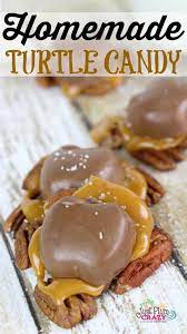 Homemade Turtle Candy Harvest Recipe Recipe Turtles Candy Pecan Turtles Recipe Candy Recipes