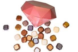 A gift from mother nature. Jewel Shaped Easter Chocolates Aldi Ruby Chocolate