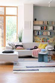 Dieartige Design Studio Neue Herbst Farben Im Wohnzimmer Gelb Rose Rot Neuer Bunter Woll Teppich Haus Deko Wohnzimmer Bunt Wohnzimmerwand