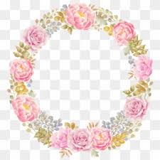 Cara mengatur margin makalah 4433. Bunga Picture Frame Clipart 5883738 Pikpng