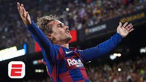 Antoine griezmann gets celebration hug from lionel messi. Barcelona S Antoine Griezmann Gives Ernesto Valverde A Lineup Challenge Craig Burley La Liga Youtube
