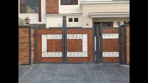 A telescopic sliding gate is a multiple piece gate system which layers the gate sections neatly behind one another as they slide back. House Main Gate Design Simple Novocom Top