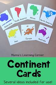 Learn The Continents Free Printable Geography For Kids Teaching Geography Homeschool Social Studies