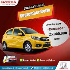 Pembelian honda brio dengan sistem kredit juga tersedia hitungan dengan paket kredit terbaik di bulan ini. Promo Honda Brio 2021 Dealer Honda Harga Terbaik Ready Stock