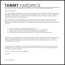 Career Advisor Cover Letter Sample Cover Letter Templates Examples