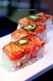 Aburi Salmon Oishi Sushi Food Sushi Recipes Sushi