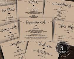 Wedding Insert Cards Pdf Template Instant Download Enclosure Card Honeymoon Wish Registr Honeymoon Wish Wedding Invitation Inserts Wedding Enclosure Cards