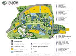 Csueb Hayward Hills Campus Map Campus Map Map Campus