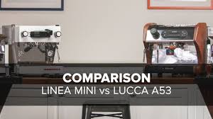 La marzocco's gs3 espresso machine is designed for the passionate espresso enthusiast who knows the only way to be satisfied is to invest in one of the best machines available. La Marzocco Linea Mini Vs Lucca A53 Clive Coffee