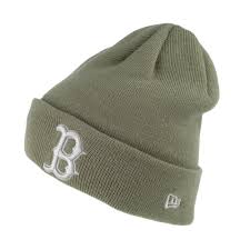 Maybe you would like to learn more about one of these? New Era Boston Red Sox Beanie Hat League Essential Cuff Olive From Village Hats