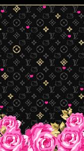 Pink and black flowers wallpaper. Desktop Wallpaper Hd Pink And Black