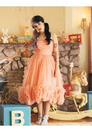 Melanie Martinez Peach Cocktail Party Homecoming Prom Dress Pity Party Melanie Martinez Outfits Melanie Martinez Melanie Martinez Dress