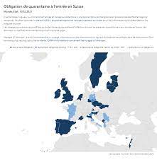 Dérogations pour les frontaliers et les automobilistes. L Ofsp Complete Sa Liste Des Zones A Risque La Region Parisienne Concernee Rts Ch Suisse
