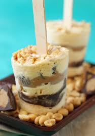 Layered Peanut Butter Brittle Ice Cream Pops Recipe Ice Cream Pops Recipes Desserts Food