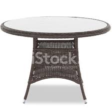 Sunvivi outdoor outdoor dining table patio rectangular dining table brown wicker aluminum top steel frame. Patio Glass Top Wicker Dining Table Stock Photos Freeimages Com