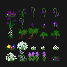 Pixel Art Flower Pack In 2021 Pixel Art Pixel Art